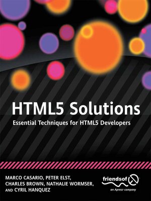 cover image of HTML5 Solutions